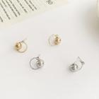 Ball Earring 1 Pair - Gold - One Size