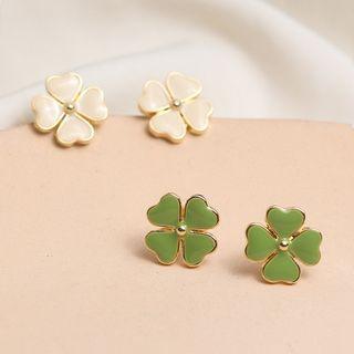 Four-leaf Clover Stud Earring