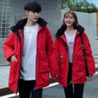 Couple Matching Hooded Zipped Jacket