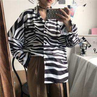 Printed Shirt Zebra - One Size