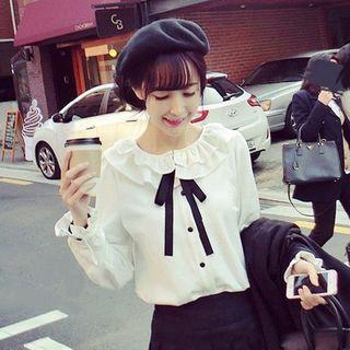 Ribbon Accent Shirt