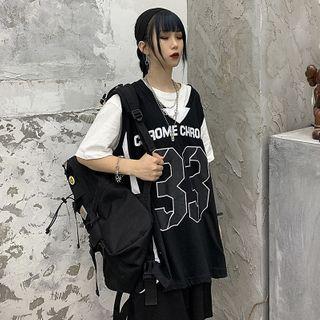 Numbering Tank Top Black - One Size