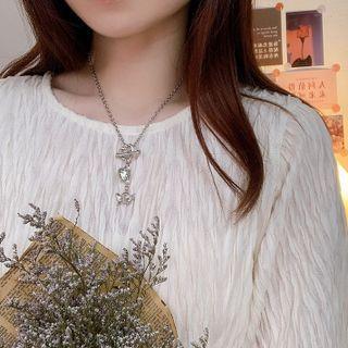 Angel Heart Pendant Stainless Steel Necklace