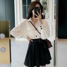 Pocketed Shirt / Pleated Skirt