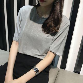 Short Sleeve Glitter T-shirt