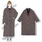 Single Breasted Coat Gray - One Size