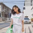 Tokyo Letter-printed T-shirt