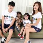 Family Set : Print Short-sleeve T-shirt + Shorts