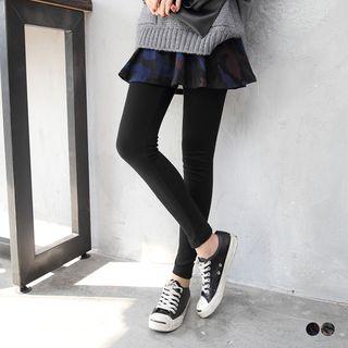 Camo Flared Skirt Leggings