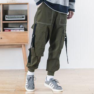 Strap Detail Cargo Pants