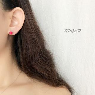 Beaded Stud Earring