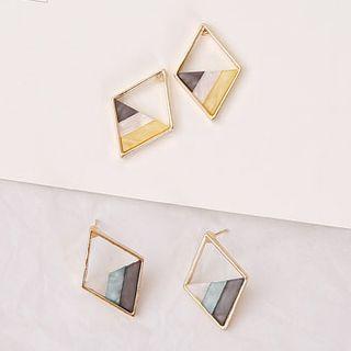 Rhombus Stud Earring
