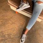 Belted-detail Lace-up Sneakers