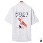 Surf Illustration-printed Short-sleeve Shirt
