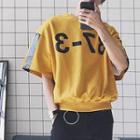 Number Drop-shoulder T-shirt