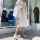 Chiffon Midi Accordion Pleated Skirt