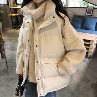 Turtleneck Sweater / Padded Vest