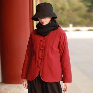 Frog-button Padded Jacket