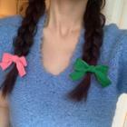 Set Of 2 : Bow Hair Tie