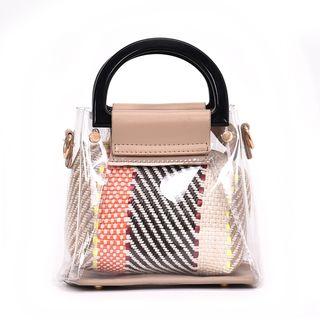 Clear Woven Tote