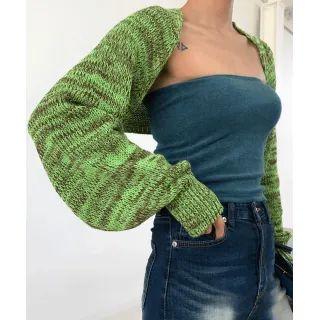 Marled Knit Bolero