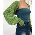 Marled Knit Bolero