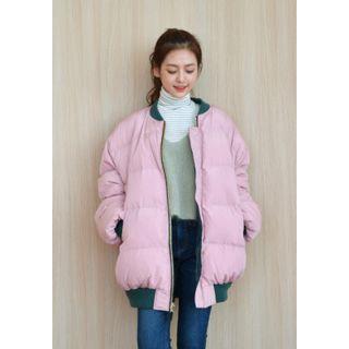 Boyfriend Double-sided Padded Flight Jacket