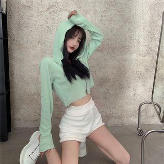 Cropped Knit Jacket / Shorts