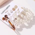Set Of 6: Earring (various Designs) 01 - 12389 - Set - Assorted - One Size