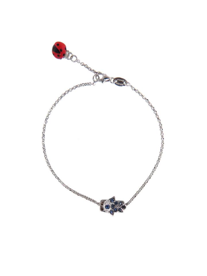 Pippo Perez Blue Sapphire Fatima Hand Bracelet