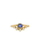 Yasuko Azuma Blue Spinel Muguet Ring With Diamonds