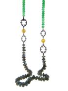 Arman Chrysoprase And Labradorite Long Necklace