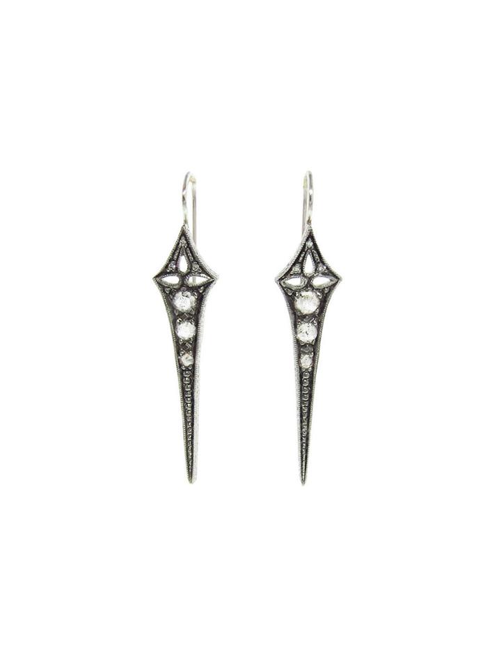 Cathy Waterman Cutout Sword Earrings