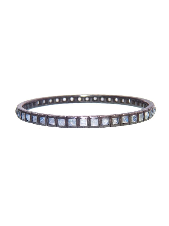Nak Armstrong Thin Rainbow Moonstone Bangle