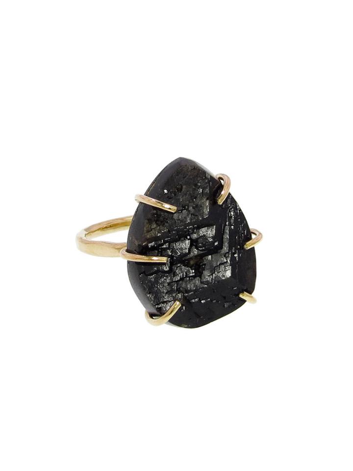 Melissa Joy Manning Freeform Black Garnet Ring