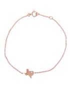 Finn Minor Obsessions State Of Texas Bracelet With Diamond Dallas - Rose Gold