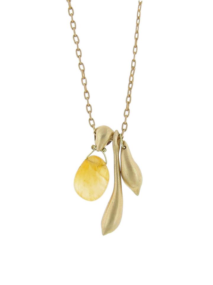 Ten Thousand Things Organic Trinkets With Yellow Sapphire In Yellow Gold