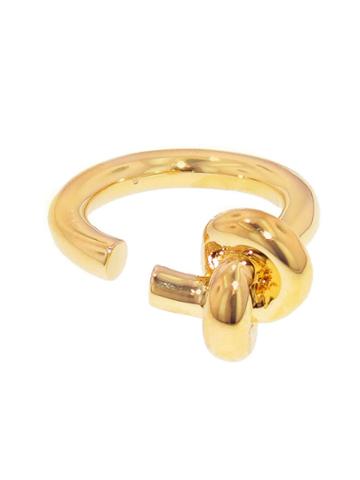 Jennifer Fisher Small Single Knot - Designer Yellow Gold Ring