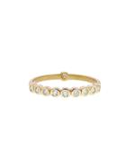Megan Thorne Medium Bezel Band - Yellow Gold