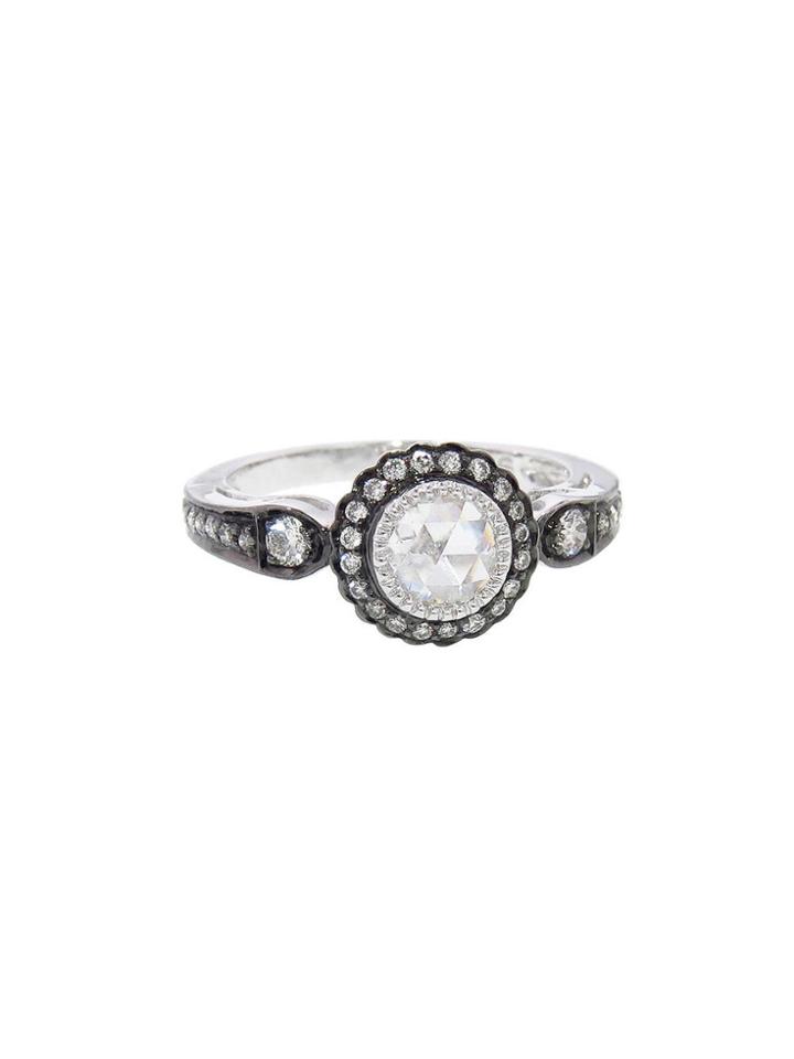 Sethi Couture Diamond True Romance Ring - Black Rhodium Over Gold