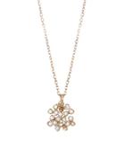 Kataoka Diamond Cluster Necklace - Rose Gold