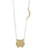 Ylang 23 Owl With Moon Necklace