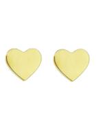 Finn Minor Obsessions Small Hearts - Yellow Gold Earrings
