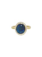 Ten Thousand Things Pav? Black Opal Ring