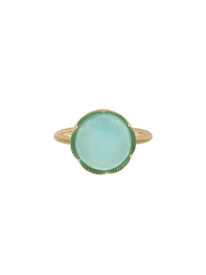 Irene Neuwirth Cabochon Peruvian Opal Ring