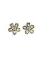 Himatsingka Diamond Rosa Flower Studs