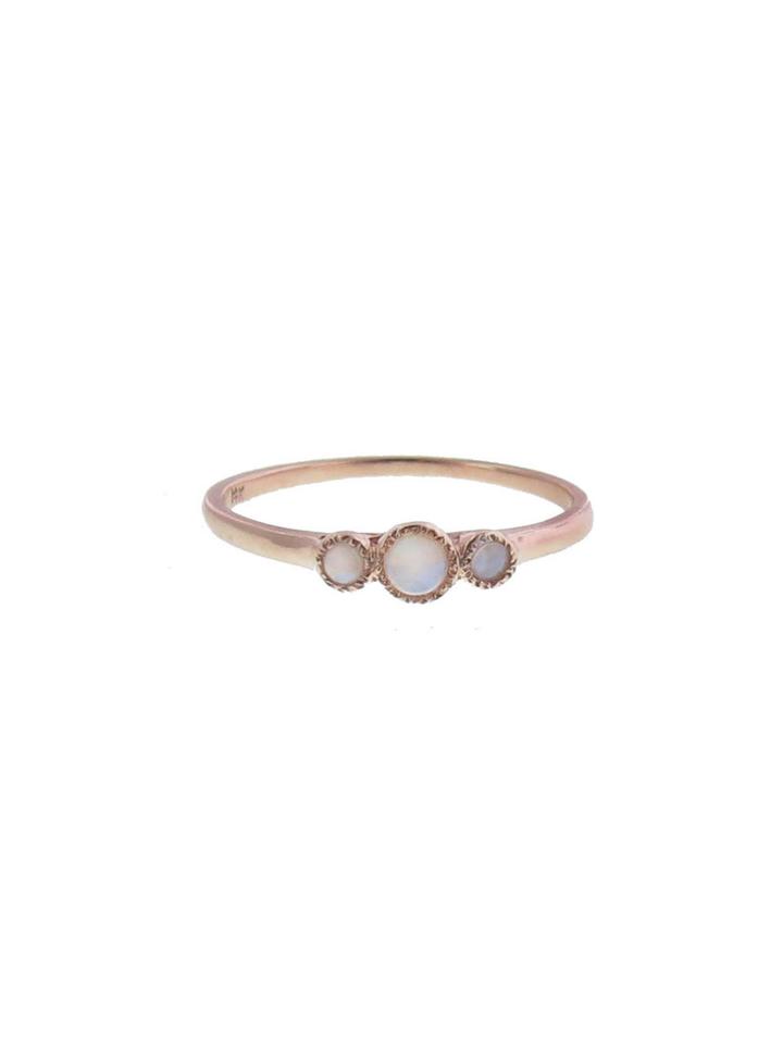 Lori Mclean Opal Trinity Ring - Rose Gold