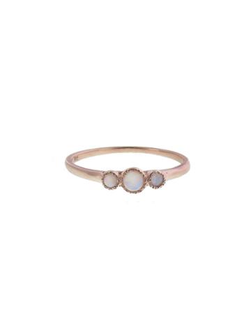 Lori Mclean Opal Trinity Ring - Rose Gold