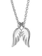 Finn Minor Obsessions Angels Wings Necklace - White Gold