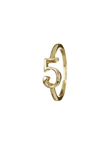 Lulu Frost Code Number Ring - Five